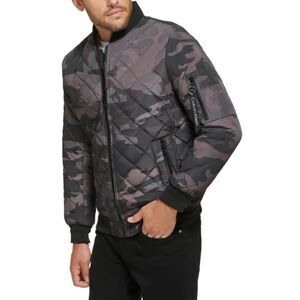 Calvin Klein Mens Camo Bomber Jacket Size Large